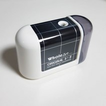 ELM-V3 화이트 휴대용 전동 자동 홀아트 연필깎이, 비누 본상품선택, 비누 본상품선택