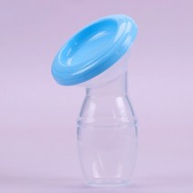 모유 펌프 유축기 수유 수동 파트너 수집기 자동 교정 우유 실리콘 PP BPA 프리 1PC, blue
