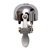 Crane 크레인 바이크 자전거 벨 일본제 로드 산악 바이크용 모든 핸들 바 사이즈 타입, 스텔스 블랙