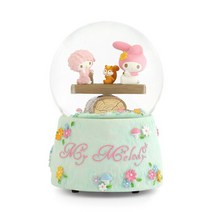 JARLL 헬로키티 널뛰기 스노우볼 워터볼오르골 크리스털볼, KT1819