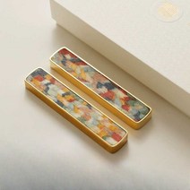 문진 공예 누름쇠 책 누름틀 가죽공예 소품 화선지, 우드 사각형