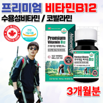 캐나다직수입 식약처 약국 홈쇼핑 피곤할때 고농축 고용량 목넘김 쉬운 삼켜먹는 활성 비타민B 비타민비12 피타민 메코발라민 메티코발라민 메틸 코발라민 초소형 타블렛 알약 정제 영양제, 256mg 90정