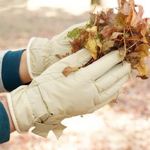 지맥스 그레이스 양털 패딩 여성겨울장갑