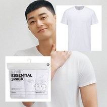 4층 지오지아 화이트 라이브 에센셜 3PACK 반팔티 1235TR1201