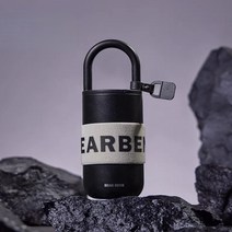 ANYOU 텀블러 커피잔 심플한 핸디형 커피잔 크로스 커플잔, 블랙