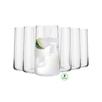 크로스노 벌크행사 아방가드 하이볼 540ML 6P세트 물컵 주스 칵테일잔 크리스탈글라스, 6개