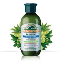 CORPORE SANO HOPS THYME & FENNEL SHAMPOO-인증 유기농 재배 -HYPOALLERGENIC-PARABENS 무료-ANRUFF-300 ML/10.1 F