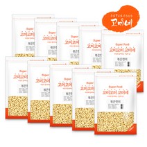 고미네 국산 100% 볶은 현미 무첨가 곡물간식 바삭하고 담백한 웰빙 자연스넥, 100g, 10팩
