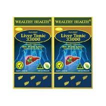 WEALTHY HEALTH 웰시헬스 호주 리버토닉 33000 실리마린 밀크씨슬 100캡슐 2통