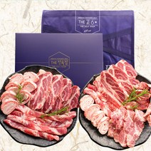 [설선물용] 이베리코 베요타 흑돼지 선물 세트 목살 갈비살 치마살 눈꽃살 구이용 스페인산 돼지고기 스테이크 세트, 1_1. 이베리코 세트 1kg (선물용)