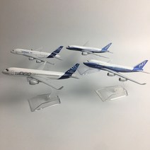 1:400 a380 에어버스 보잉 747 비행기 모델 항공기 다이캐스트 미니어쳐 인테리어 장식 수집, H