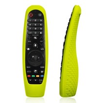 tv remote control protection case for lg an-mr600 mr650 mr18ba mr19ba mr20ga magic remote 실리콘 커버, 연한 초록색