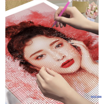 보석십자수 주문제작 생일선물 핸드메이드 다이아몬드 비즈 블링블링 보석, 40X50cm