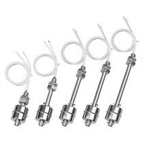 플로트 스위치 센서 수위 고온 내성 스테인리스 스틸 워터 타워 탱크 액체 자동 레벨 컨트롤러, 400mm