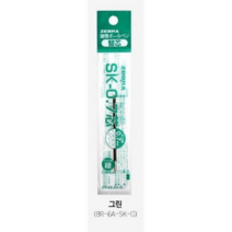 제브라 유성잉크 SK 리필심 0.7mm, 녹색, 9세트