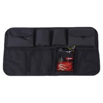 car trunk organizer back seat hang super capacity backseat hang organizer with 8 large storage bag c, 하얀