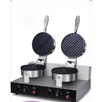 와플 메이커 업소용 샌드위치 크로플 아메리칸 와플 기계 2구, 기본