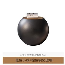 홈데코 신혼집꾸미기 거실꾸미기 북유럽 스타일 라이트 럭셔리 커피 테이블 크리에이티브 유리 소파 사이드 홈 거실 가구 모던 솔리드 우드 티, A2  50cm
