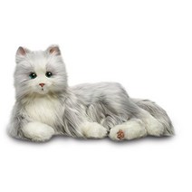 반려 애완 동물 로봇 고양이 치매, 은색 고양이