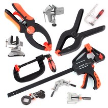 클램프 목공클램프 목공공구 크램프 목공용 퀵그립 바이스 만력기 목공구 c형 코너 고정, 옵션08 AL 밴드클램프 SMBC-205