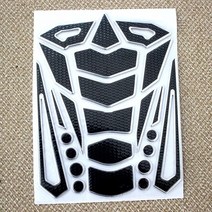 오토바이 피시본 자동차 스티커 PVC 부드러운 충돌 방지 스크래치 문짝 보넷 3D, 02 Sliver edge