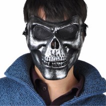 할로윈 해골가면 파티 마스크 노래방소품 홈파티 파티가면 자랑 이태원 파티용품 공연, 골드