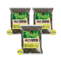 국산 레몬밤 원물 건재 허브 차 티 200g 3봉