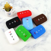 [데코]기아 고급형 스마트키 차키 실리콘 키케이스 더뉴K7 올뉴K7 올뉴K9 더뉴쏘렌토, 기아 스마트키 케이스, 브라운