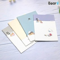 베어나인 이리눕개 그리드 중철노트 5mm (ICE), 상세페이지 참조