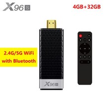 2023 최신 안드로이드 9.0 스마트 고속 TV 미니 PC DDR4 4GB 32GB Amlogic S905Y2 2.4/5G 듀얼 와이파이 X96S, 2.미국 플러그 - 4GB 32GB