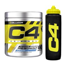 보틀 증정 C4 오리지널 익스플로시브 프리 워크아웃 아이시 블루 래즈 60 서빙 390 g