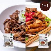 국내산 제주 흑돼지 양념불고기 고추장불고기 2-3인용 1+1 500gX2팩, 고추장불고기1팩+양념불고기1팩