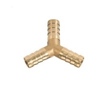 황동 바브 파이프 피팅 2 3 4 웨이 커넥터 4mm 5mm 6mm 8mm 10mm 12mm 16mm 19mm 호스 구리 탑 워터 튜브, OD 5mm, Y 3 Way