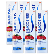 센소다인 치약 오리지날 플러스 160g 6통 시린증상, 6개