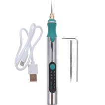 치즐 송곳 가죽공예 1pc 미니 조각사 펜 유리 금속 세라믹에 대 한 전기 조각사 조각, 은