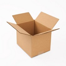 Pratt PRA0017 100% Recycled Corrugated Cardboard Box 8” Length x 6” Width x 6” Height Kraft, 1