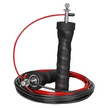 내구성 건너 뛰는 밧줄 세트 볼 베어링 pvc 핸들 조절 가능 피트니스 속도 권투 실내 를위한 전원 기어, 강철, 가중치 없음