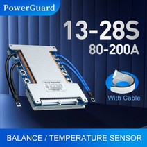 신형 파워뱅크 야외용 대용량 캠핑용 차박 인산철배터리 휴대용 파워 가드 BMS 13S 14S 1S 16S 17S 19S 20S LiFepo4 48V 60V 72V 리튬 이온 A 1, Lifepo4 24S 72V, 80A