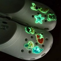 LED 파츠 모음 야광 동물 꽃 여름 귀여운 실내화 꾸미기 악세사리