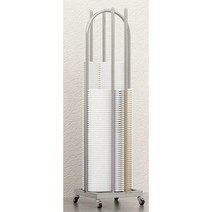 옷걸이정리대 보관함 매장용 스튜디오 행거 스탠드, 성인용실버S사이즈길이35cm높이100cm