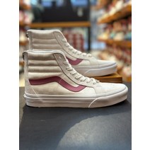 (반스) Ua Sk8 - Hi Reissue Zip # 남녀공용화 # TONAL CHECK BLANC DE BLANC (VN0A5KRCJV)