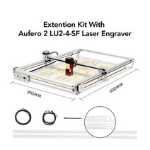 레이저커팅기 레이저가공기 아크릴조각기 Aufero 데스크탑 조각 절단기 390 × 390mm CNC 2 커터 DIY 로고 마커 나무 Windows Mac 용, [10] AL2SF with EK