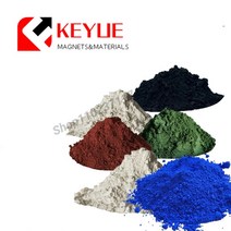 철산화물 분말 청색 적색 녹색 99.9% 검정색 자기 산화철 R & D 초극세 나노 약 10 마이크로 미터 그램, 03 FeO GREEN