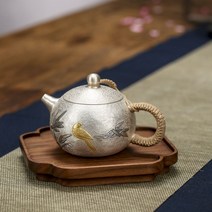 우아한 찻주전자 은다관 차 우리기 다도 은탕관 핸드메이드 수제 포트, 180ml, C