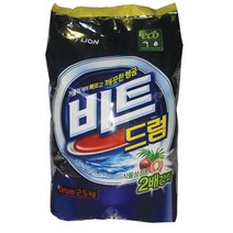 셀프빨래방 세탁세제 세정제 여성속옷 아토피 CJLION 비트 드럼세탁기용 2.5kg
