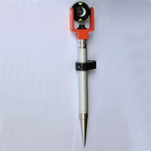 토탈 스테이션용 사이드 버블 미니 프리즘 및 11.8IN 폴 58X11 스레드 신제품, Black