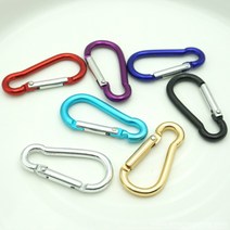 동서스토어 유광 컬러 마감 고리 장식- 키링 파라코드 재료-40mm 기본사이즈, 블랙