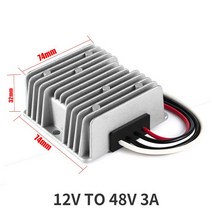 DC 컨버터 모듈 차량용 변환 통신 가변 전압 부스트 스텝 업 컨버터 12V ~ 48V/56V/58V 30A 20A 10A 5A 보, 01 12V TO 48V 3A