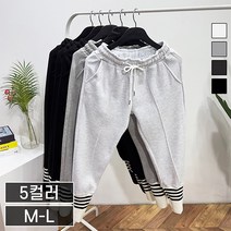 바이코드 HOO 겨울 기모 포라인 삭스 밴딩 슬림핏 조거팬츠(5컬러)