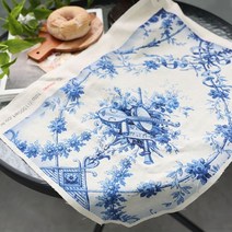 퀼트가게엔틱 빈티지 바이오워싱 린넨 명화 컷트지 천 원단, 3